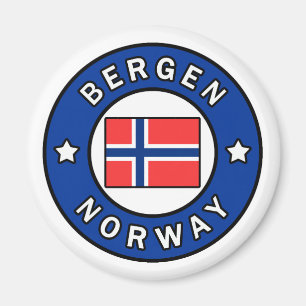 Bergen Norwegen Magnet