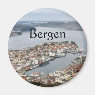 Bergen Norwegen Magnet
