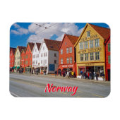 Bergen, Norwegen Magnet (Horizontal)
