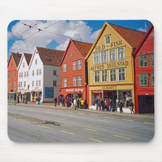 Bergen, Norwegen Mousepad (Vorne)