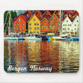 Bergen Norwegen Mousepad (Vorne)