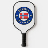 Bergen Norwegen Pickleball Schläger (Rückseite)