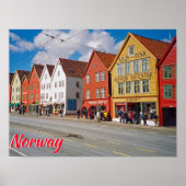Bergen, Norwegen Poster (Vorne)