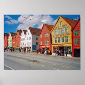 Bergen, Norwegen Poster (Vorne)