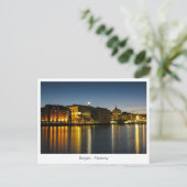 Bergen Norwegen Postkarte (Stehend Vorderseite)