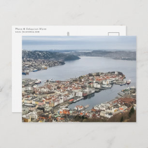 Bergen Norwegen Postkarte