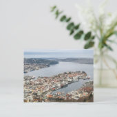 Bergen Norwegen Postkarte (Stehend Vorderseite)
