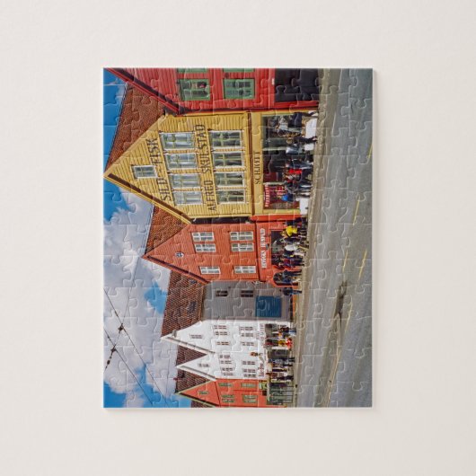 Bergen, Norwegen Puzzle (Vertikal)