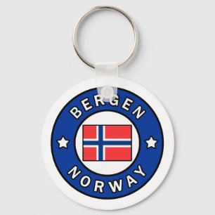 Bergen Norwegen Schlüsselanhänger