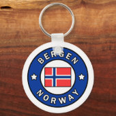 Bergen Norwegen Schlüsselanhänger (Vorderseite)