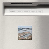 Bergen Norwegen Souvenir Magnet (In Situ (Geschirrspüler))