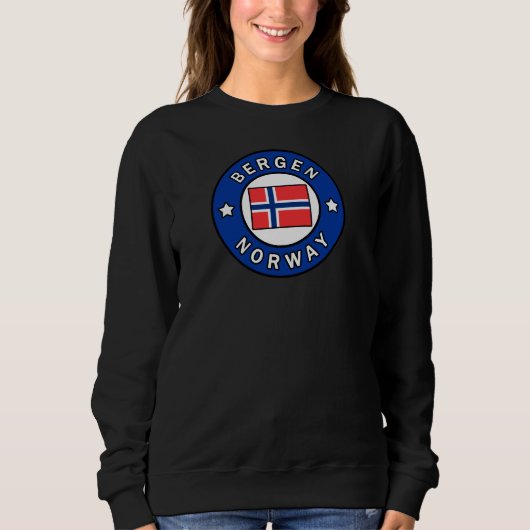 Bergen Norwegen Sweatshirt (Vorderseite)