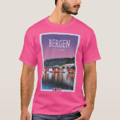 Bergen Norwegen T-Shirt (Vorderseite)