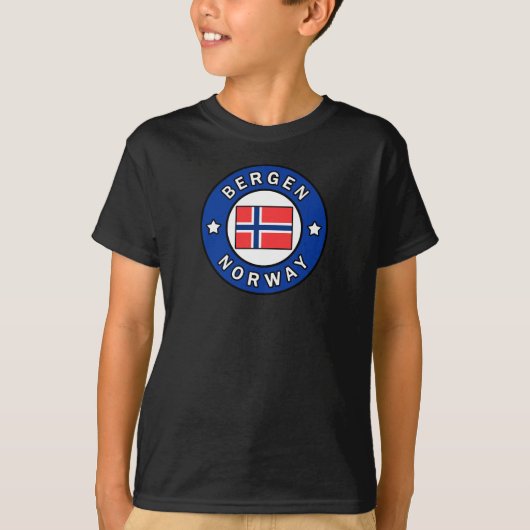 Bergen Norwegen T-Shirt (Vorderseite)