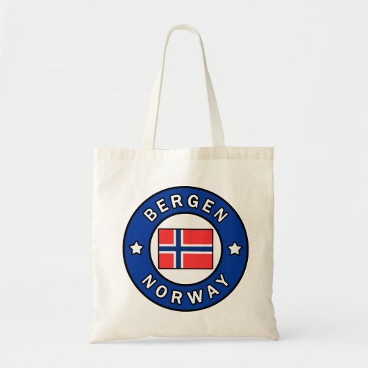 Bergen Norwegen Tragetasche (Vorne)