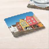 Bergen, Norwegen und Geschäfte Untersetzer (angewinkelt)