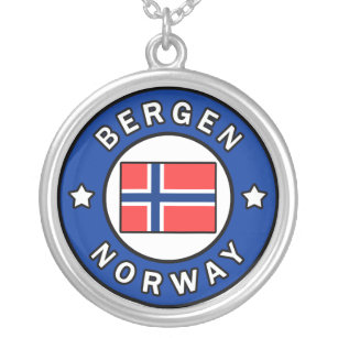 Bergen Norwegen Versilberte Kette