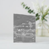 Bergen, Norwegen, Vintage Postkarte (Stehend Vorderseite)