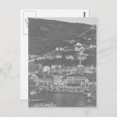 Bergen, Norwegen, Vintage Postkarte (Vorne/Hinten)