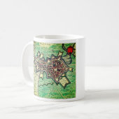 Bergen op Zoom im Jahr 1649 Kaffeetasse (Vorderseite Links)