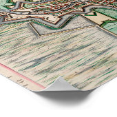 Bergen op Zoom in 1649 Poster (Ecke)