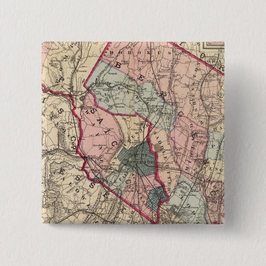 Bergen, Passaic Cos, NJ Button (Vorderseite)