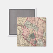 Bergen, Passaic Cos, NJ Magnet (Vorderseite/Rückseite)