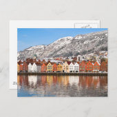 Bergen Postkarte (Vorne/Hinten)