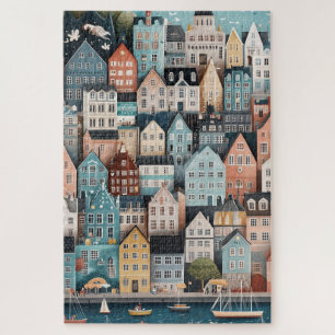 Bergen Style Houses Puzzle