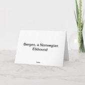 Bergenlächeln Karte (Rückseite)