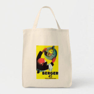 Berger 45 Vintage Poster Europa Tragetasche