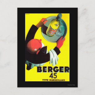 Berger 45 Vintages PosterEuropa Postkarte