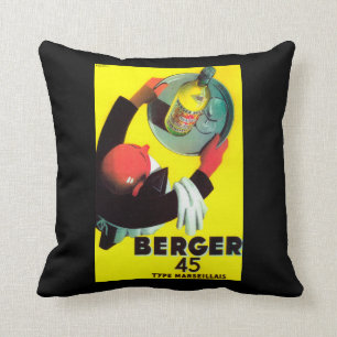Berger 45 Vintages PosterEurope Kissen