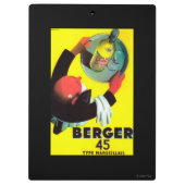 Berger 45 Vintages PosterEurope Klemmbrett (Rückseite)