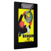 Berger 45 Vintages PosterEurope Klemmbrett (Rechts)