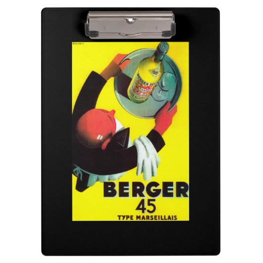 Berger 45 Vintages PosterEurope Klemmbrett (Vorderseite)