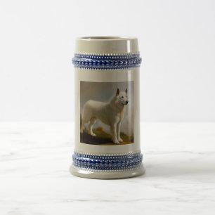 Berger Blanc Suisse Dog Bierglas