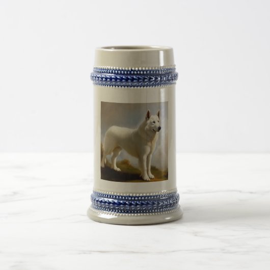 Berger Blanc Suisse Dog Bierglas (Mittel)