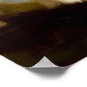 Berger Blanc Suisse Dog Poster (Ecke)