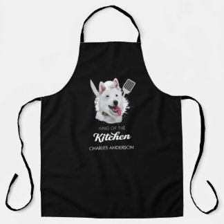 Berger Blanc Suisse King of the Kitchen Dog Schürze