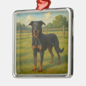 Berger de Beauce Ornament Aus Metall (Links)