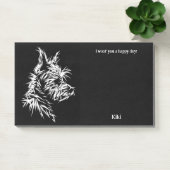 Berger Picard Abstrakt Art Dog Name Post-it Klebezettel (Büro)