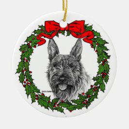 Berger Picard Art von Glenda S. Harlan Keramik Ornament