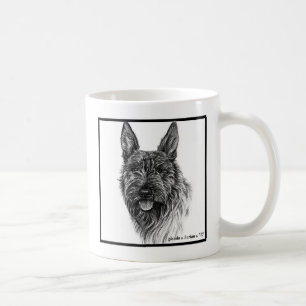 Berger Picard Dog Kunst, Dichtung und Musik Kaffeetasse