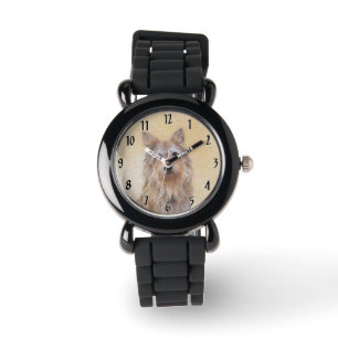 Berger Picard Malerei - Niedliche Original Hunde K Armbanduhr