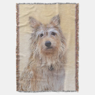 Berger Picard Malerei - Niedliche Original Hunde K Decke