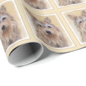 Berger Picard Malerei - Niedliche Original Hunde K Geschenkpapier (Rolleneckpunkt)