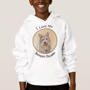 Berger Picard Malerei - Niedliche Original Hunde K Hoodie