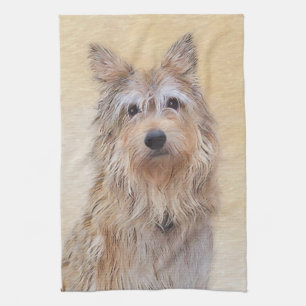 Berger Picard Malerei - Niedliche Original Hunde K Küchentuch
