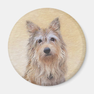 Berger Picard Malerei - Niedliche Original Hunde K Magnet